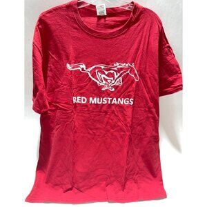 Vintage Red Mustangs T-Shirt Men's Size‎ XL